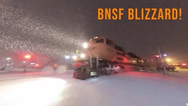 Bnsf coal train in a snow storm! (360 video) Bnsf coal train in a snow storm! (360 video)