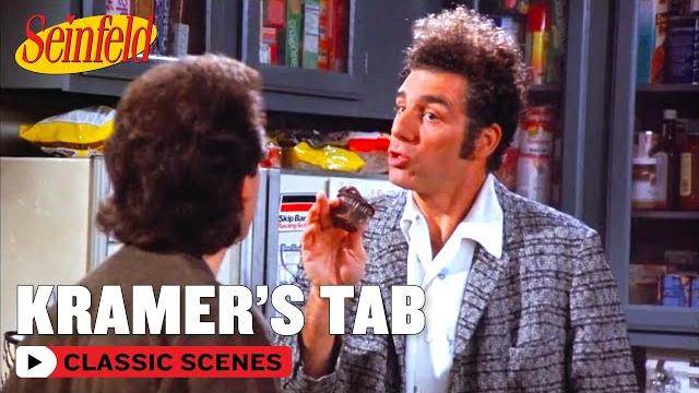 Kramer starts a tab in jerry's kitchen | the seven | seinfeld Kramer starts a tab in jerry's kitchen | the seven | seinfeld