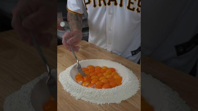 How to make fresh pasta #shorts How to make fresh pasta #shorts