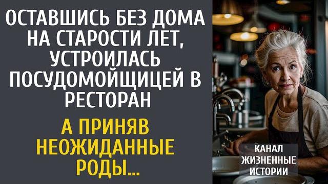 Оставшись без дома на старости лет, устроилась посудомойщицей в ресторан… а приняв неожиданные роды… Оставшись без дома на старости лет, устроилась посудомойщицей в ресторан… а приняв неожиданные роды…