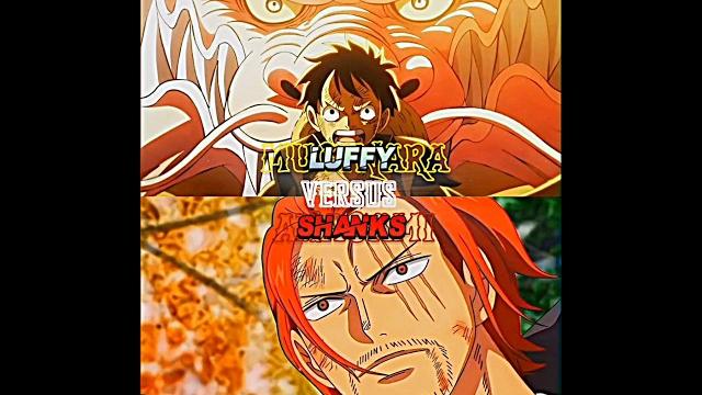 Luffy vs shanks Luffy vs shanks