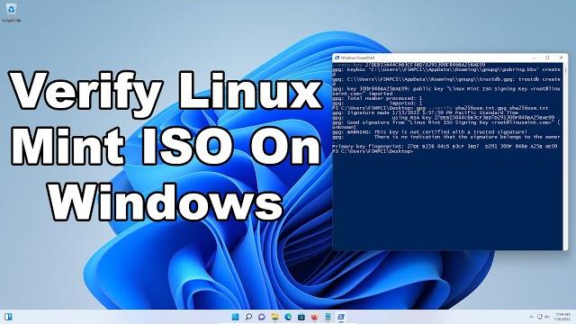 How to verify linux mint iso file on windows | integrity & authenticity | quick & easy guide How to verify linux mint iso file on windows | integrity & authenticity | quick & easy guide