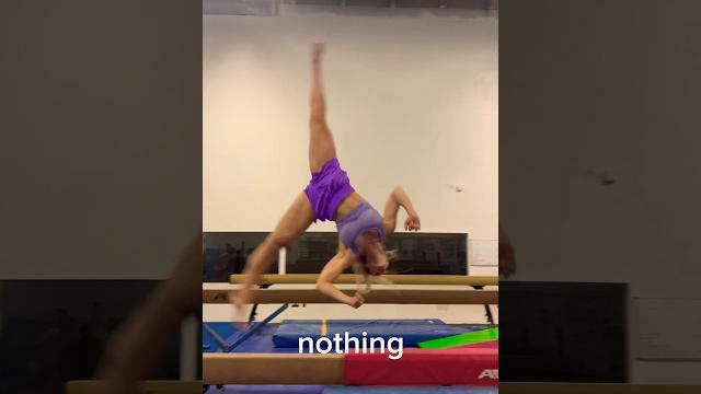 Training like a gymnast for a day! #shorts Training like a gymnast for a day! #shorts