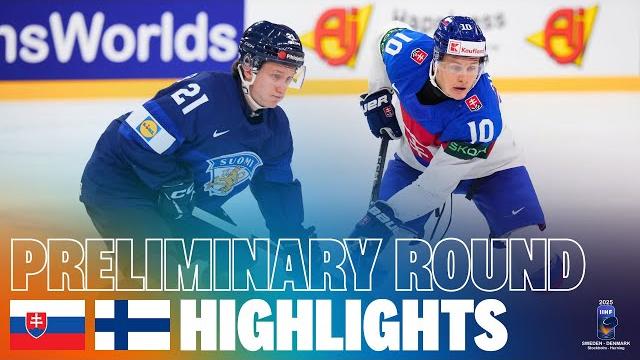 Highlights: slovakia vs finland | 2025 #mensworlds Highlights: slovakia vs finland | 2025 #mensworlds