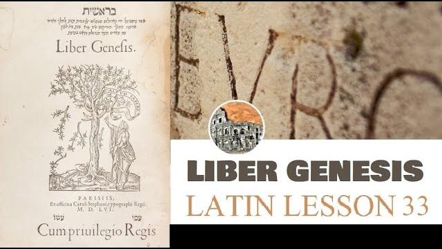 Genesis in latin #3 - easy latin lesson #33 | liber genesis | subjunctive mood in latin language Genesis in latin #3 - easy latin lesson #33 | liber genesis | subjunctive mood in latin language