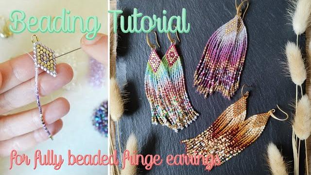 Beading tutorial #6 | fringe earrings “luano”, fun & colorful diy jewelry with miyuki delica Beading tutorial #6 | fringe earrings “luano”, fun & colorful diy jewelry with miyuki delica