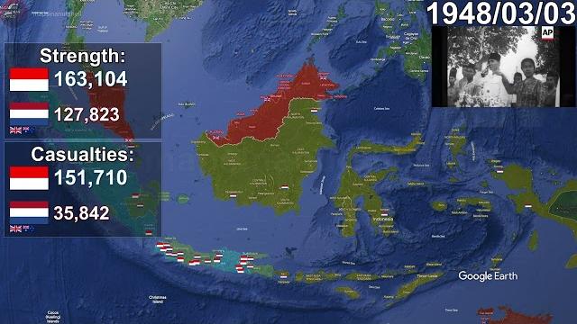 Indonesian war of independence using google earth Indonesian war of independence using google earth