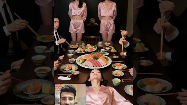 Food serving on girl body in japan | nyotaimori | #facts #reaction #ai #shorts #japan #hotel Food serving on girl body in japan | nyotaimori | #facts #reaction #ai #shorts #japan #hotel