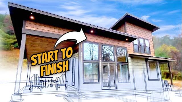 Complete construction of a modern getaway home Complete construction of a modern getaway home