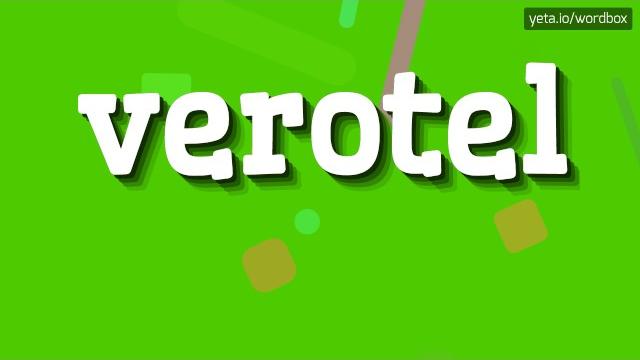 Verotel - how to pronounce it!? Verotel - how to pronounce it!?