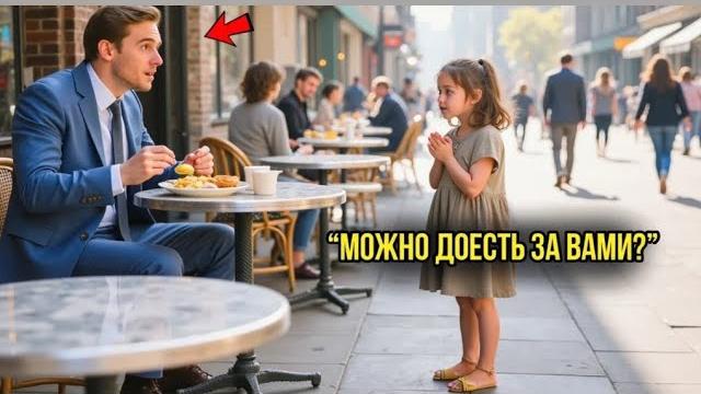 Бездомная девочка попросила у миллионера объедки, но он заметил то, что заставило его вызвать помощь Бездомная девочка попросила у миллионера объедки, но он заметил то, что заставило его вызвать помощь
