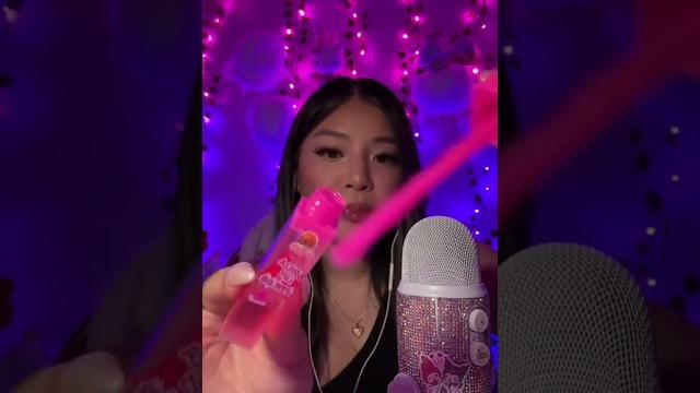 Eating lipgloss?🫣 #shorts #asmr Eating lipgloss?🫣 #shorts #asmr
