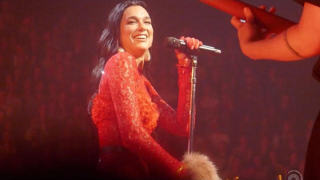 Dualipa performing “get lucky” by daft punk at #radicaloptimismtour in lyon #france #lyon #daftpunk Dualipa performing “get lucky” by daft punk at #radicaloptimismtour in lyon #france #lyon #daftpunk