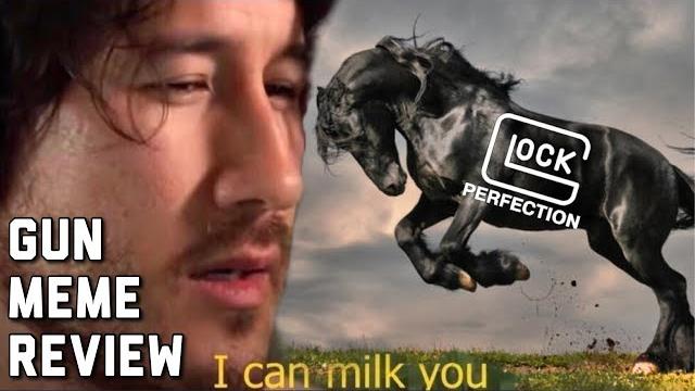 Glock is milking boy horses Glock is milking boy horses