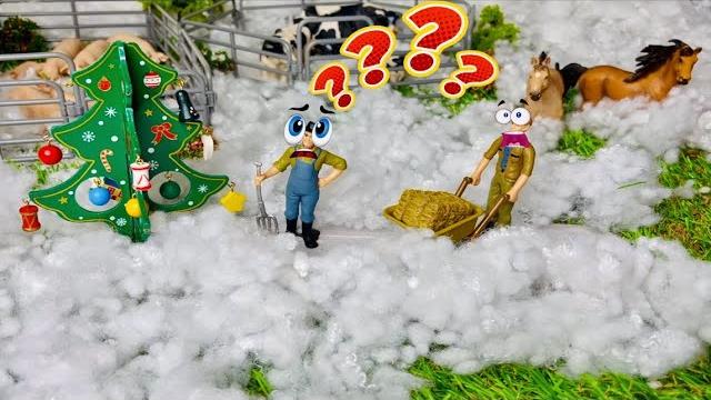 Кто украл новогоднюю звезду?| мультики про ферму 13 | игрушечная ферма своими руками | игрушки ферма Кто украл новогоднюю звезду?| мультики про ферму 13 | игрушечная ферма своими руками | игрушки ферма