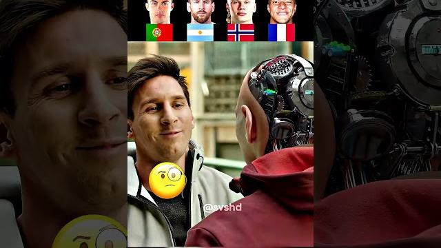 Ronaldo vs messi vs haaland vs mbappe | robot challenge Ronaldo vs messi vs haaland vs mbappe | robot challenge