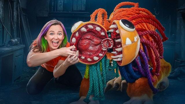 We made a real yarnaby animatronic (that can eat people) We made a real yarnaby animatronic (that can eat people)
