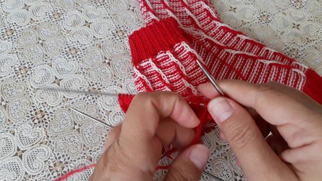 Как связать пятку подкова Как связать пятку подкова