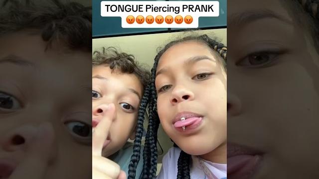 Piercing prank gone bad Piercing prank gone bad
