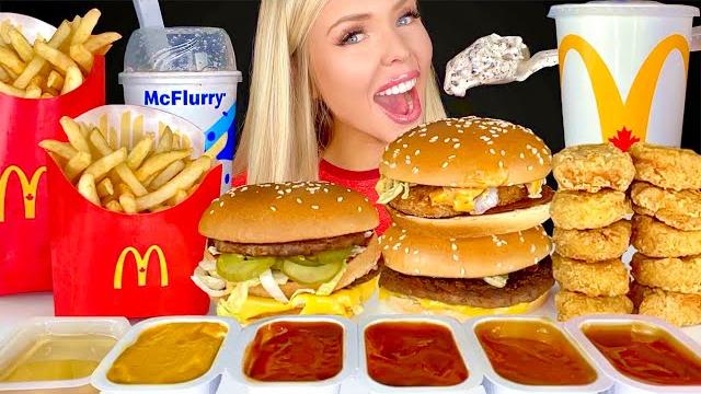 Asmr mcdonalds mukbang, quarter pounder blt, spicy habanero mcchicken, oreo mcflurry 먹방 Asmr mcdonalds mukbang, quarter pounder blt, spicy habanero mcchicken, oreo mcflurry 먹방