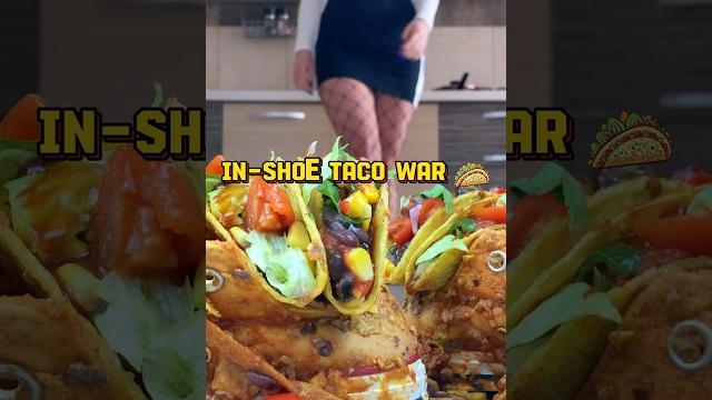 Pea 赤脚大战塔可!用converse球鞋碾压食物!奇妙解压 asmr Pea 赤脚大战塔可!用converse球鞋碾压食物!奇妙解压 asmr