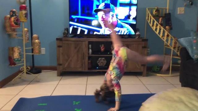 Skylar’s back walkover. not even 4 and 1/2 yet Skylar’s back walkover. not even 4 and 1/2 yet