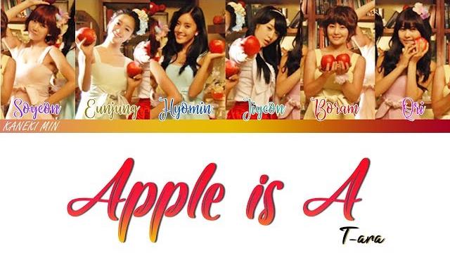 T-ara(티아라) - apple is a (color coded lyrics han/rom/eng) T-ara(티아라) - apple is a (color coded lyrics han/rom/eng)