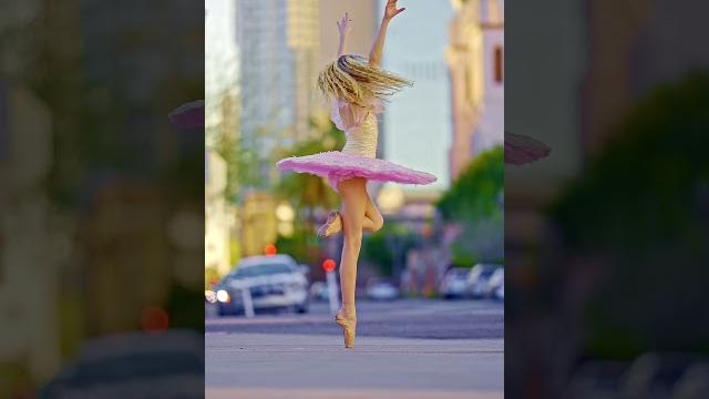 Carlin dancing in the streets #ballerina @littlebunhead Carlin dancing in the streets #ballerina @littlebunhead