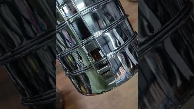 Jumbo tiffin carrier #art #design #steel #custom Jumbo tiffin carrier #art #design #steel #custom