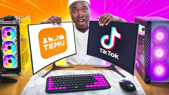 Temu vs tiktok shop gaming setup! Temu vs tiktok shop gaming setup!