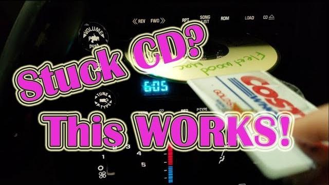 How to fix a stuck cd in your car stereo. it works! How to fix a stuck cd in your car stereo. it works!