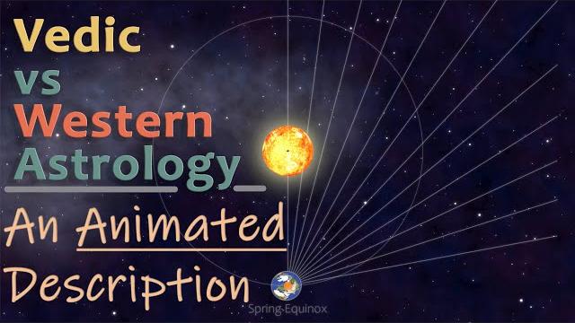 Vedic vs western astrology | an animated description Vedic vs western astrology | an animated description