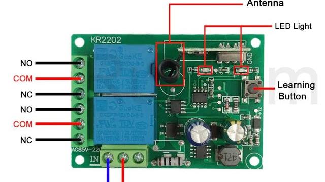 Программирование двухканального радиореле 433 mhz Программирование двухканального радиореле 433 mhz