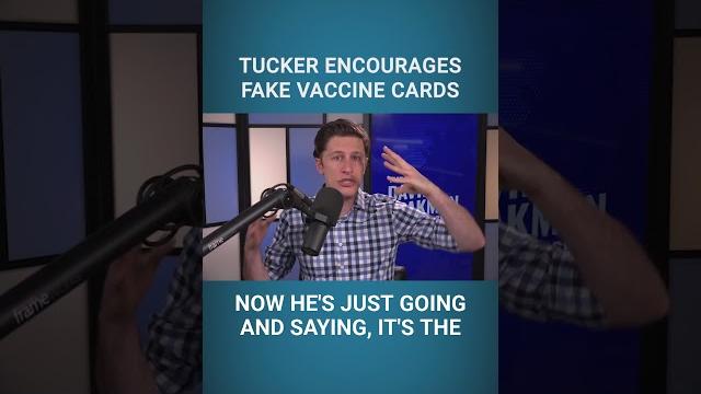 Tucker encourages fake vaccine cards #shorts Tucker encourages fake vaccine cards #shorts