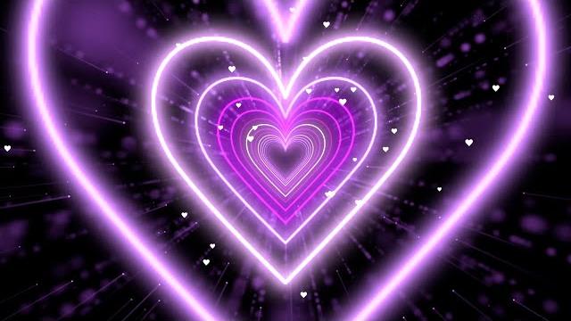 Neon heart tunnel purple heart background wallpaper video | vibrant heart animation background Neon heart tunnel purple heart background wallpaper video | vibrant heart animation background