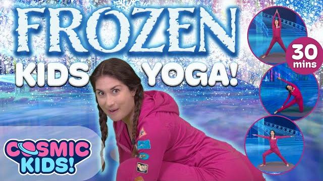 Frozen ️ | a cosmic kids yoga adventure! frozen videos for kids Frozen ️ | a cosmic kids yoga adventure! frozen videos for kids