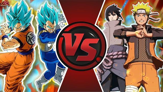 Goku and vegeta vs naruto and sasuke! (dragon ball super vs naruto movie) | cartoon fight animation Goku and vegeta vs naruto and sasuke! (dragon ball super vs naruto movie) | cartoon fight animation