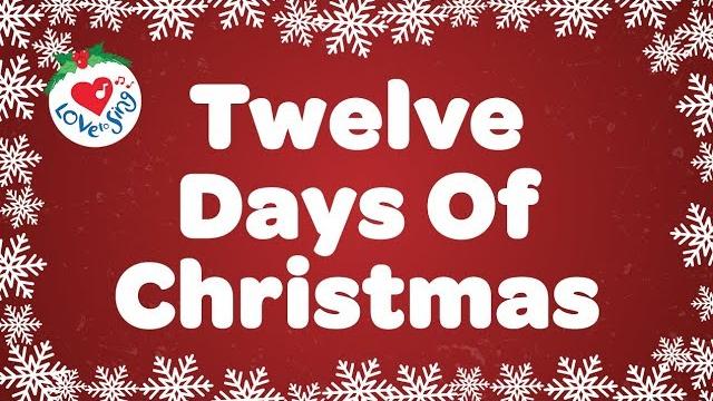 Twelve days of christmas with lyrics christmas carol & song Twelve days of christmas with lyrics christmas carol & song