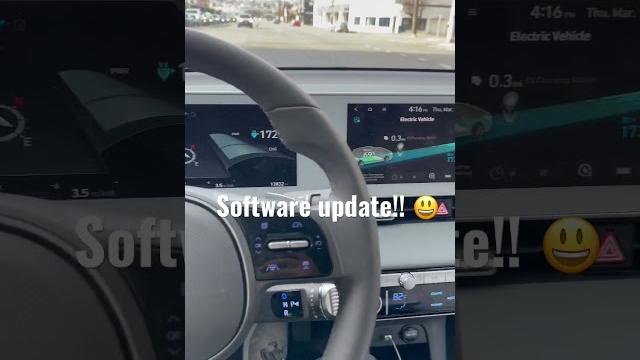 Did you see the new software update? full video coming soon! #hyundai #ioniq5 #software #design #ev Did you see the new software update? full video coming soon! #hyundai #ioniq5 #software #design #ev