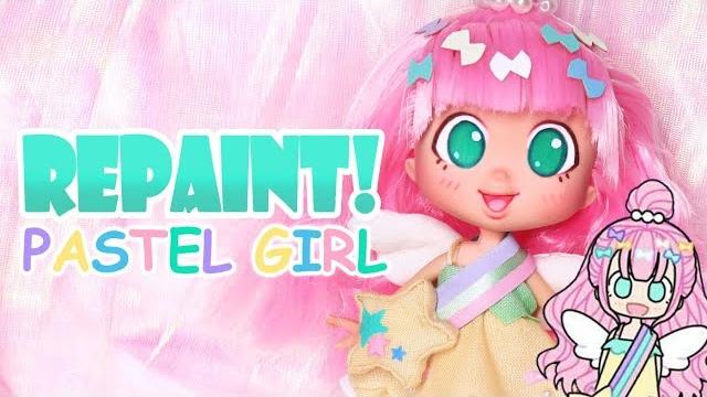 Repaint! pastel girl shopkins shoppies doll custom Repaint! pastel girl shopkins shoppies doll custom