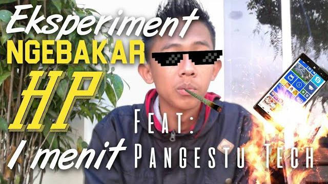 Cuma retak - bakar hp 1 menit Cuma retak - bakar hp 1 menit