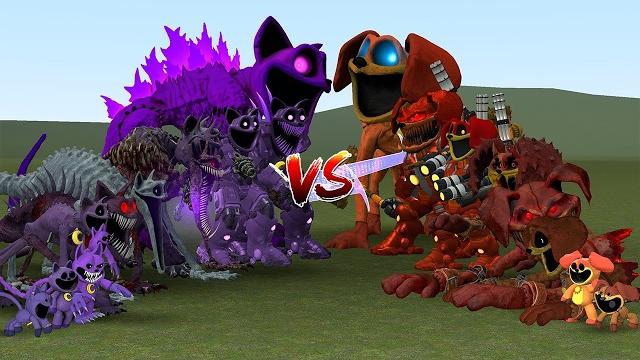 Evolution of catnap godzilla vs dogday godzilla smiling critters in garry's mod! (poppy playtime) Evolution of catnap godzilla vs dogday godzilla smiling critters in garry's mod! (poppy playtime)
