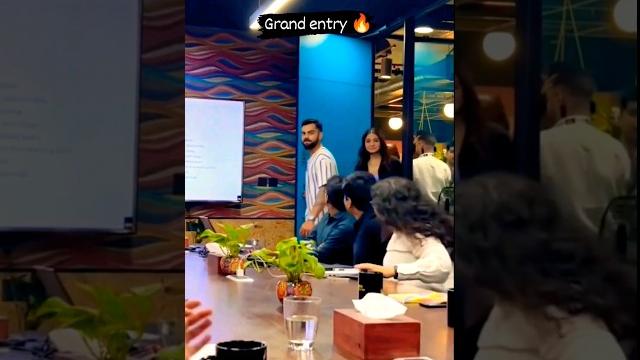 Virat kohli anushka sharma grand entry in puma office #viratkohli Virat kohli anushka sharma grand entry in puma office #viratkohli