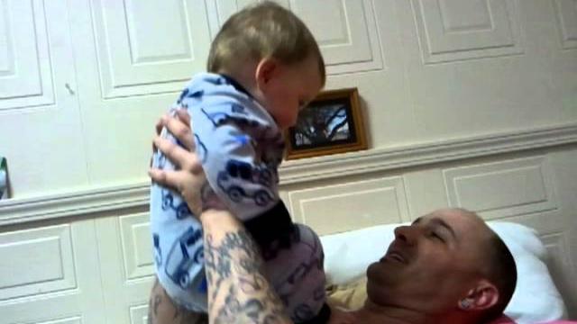 Daddy is going to get his feet Daddy is going to get his feet
