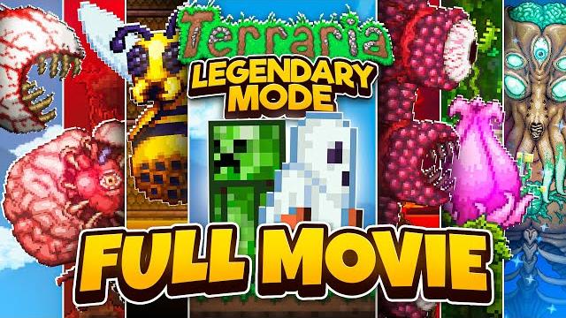Two idiots try to beat terraria's legendary mode | full movie Two idiots try to beat terraria's legendary mode | full movie