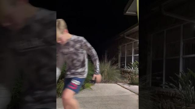 When u go pee outside at night When u go pee outside at night