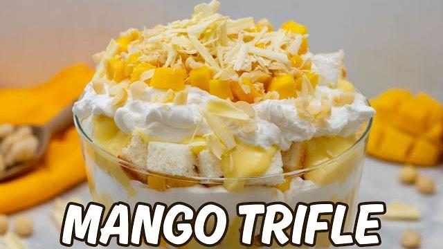 Mango trifle Mango trifle