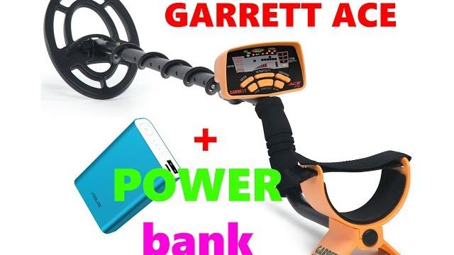 Garrett ace (md 6250) + power bank Garrett ace (md 6250) + power bank