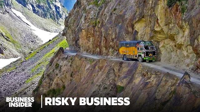 How truck drivers in india navigate one of the most dangerous roads in the world | risky business How truck drivers in india navigate one of the most dangerous roads in the world | risky business