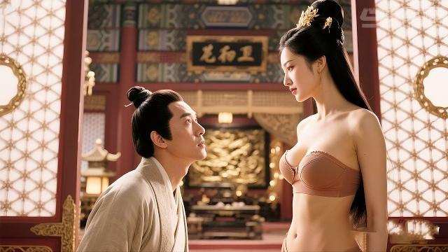 The poor boy made a bet with the sexy princess, whoever loses will take off his/her clothes The poor boy made a bet with the sexy princess, whoever loses will take off his/her clothes